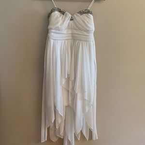 Girls formal dress with rhinestones